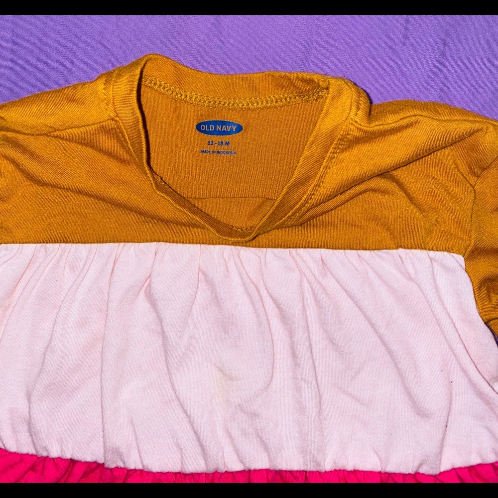 Toddler 12 to 18 months old navy blouse